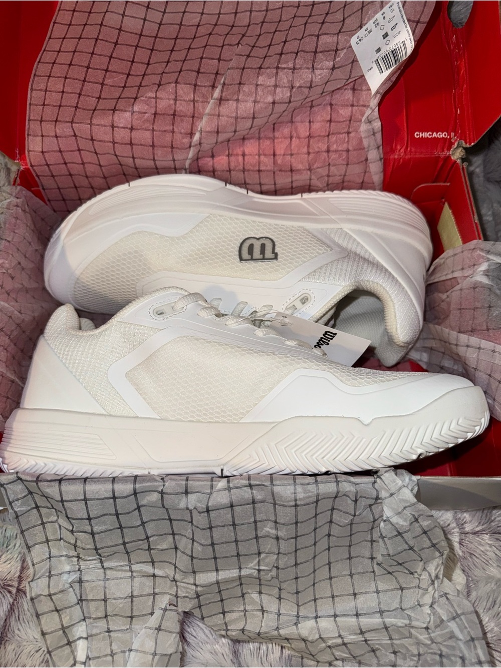 Wilson CourtGlide W Women’s Athletic Shoes White Silver - Picture 8 of 8